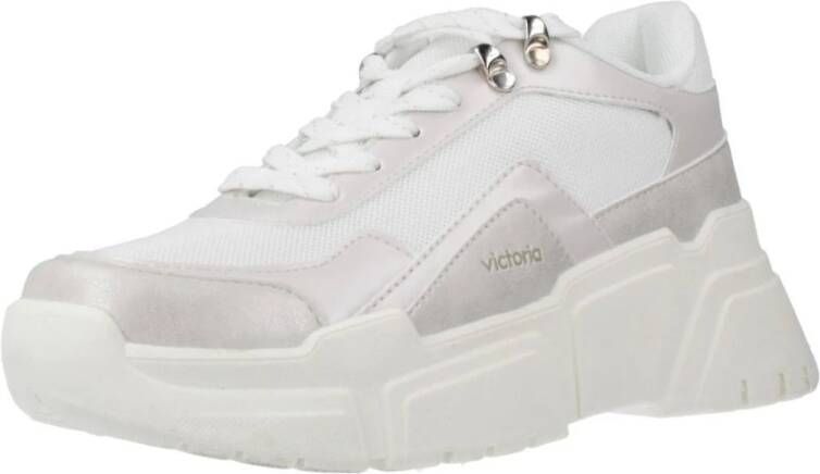 Victoria Stijlvolle Vetersneakers White Dames