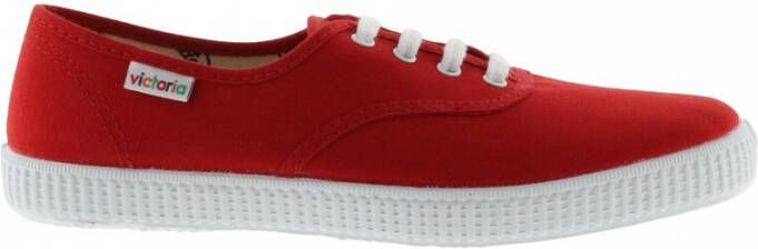 Victoria Trainers 1915 anglaise toile Rood - Foto 2