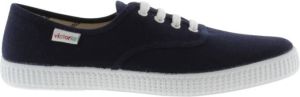 Victoria Trainers 1915 Engels canvas Blauw