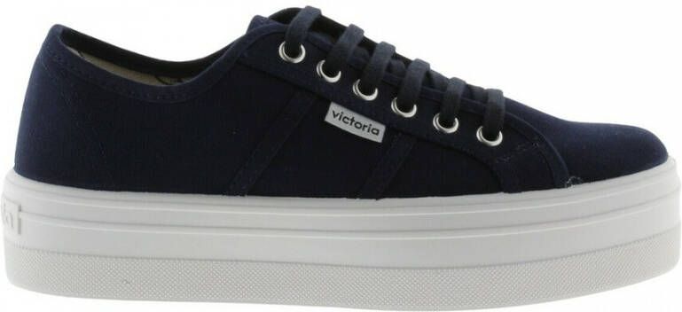 Victoria Lage Sneakers BLUCHER LONA PLATAFORMA - Foto 3