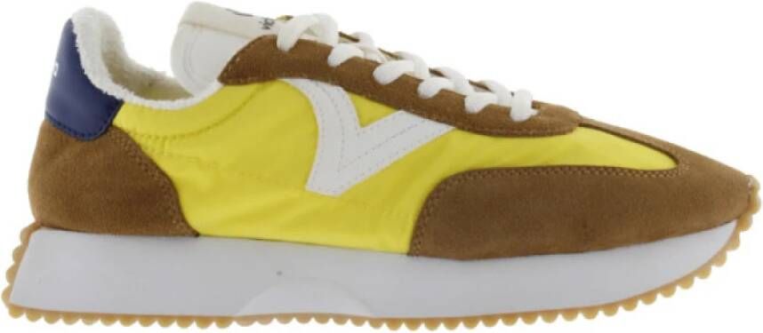 Victoria Trainers Cosmos Nylon Geel Dames