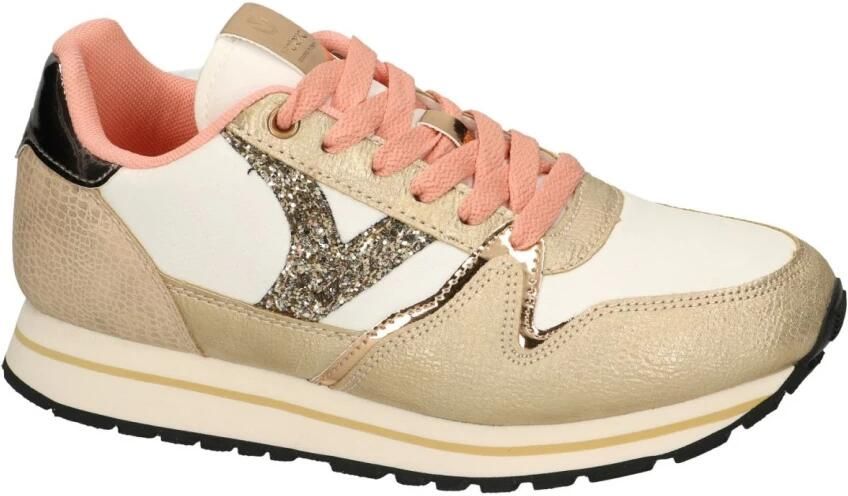 Victoria Dames sportschoenen multi-matériaux Beige