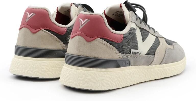 Victoria Grijze Mesh Sneakers met Suède en Leren Details - Foto 3