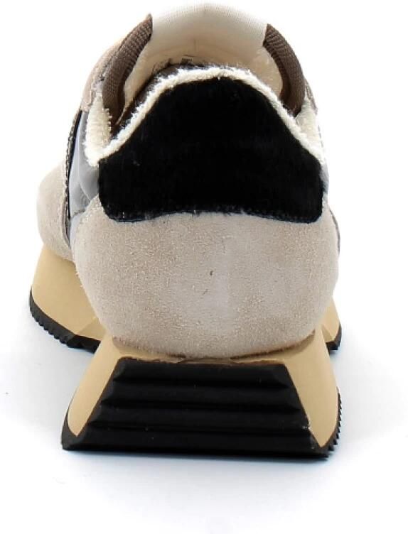 Victoria Metallic Nylon Sneakers Beige Urban Style