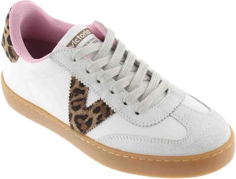 Victoria Berlin Sneaker Met Luipaard Leder Effect & Sneaker Streetwear Vrouwen