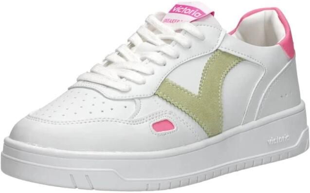 Victoria Sneakers Baskets seul effet cuir et néon femme - Foto 3