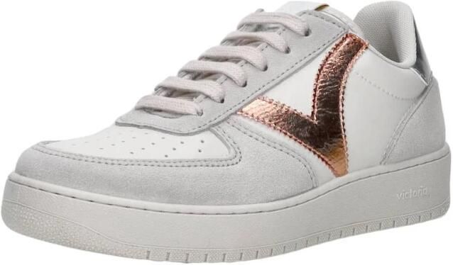 Victoria Stijlvolle Vetersneakers voor Vrouwen Beige Dames - Foto 4