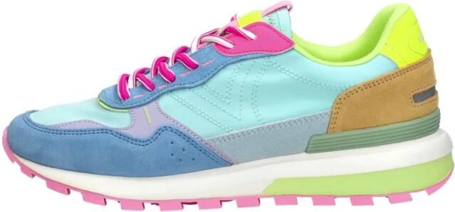 Victoria Sneakers Luna Nylon Multicolor Split Leather - Foto 4