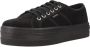 Victoria Zwarte Canvas Platform Sneakers Black - Thumbnail 2