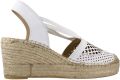 Vidorreta Espadrilles 0301 Napa Troquelada - Wit