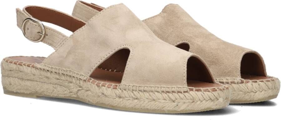 VIGUERA Espadrilles Female Instappers Damesschoenen Suède 2171 Zand