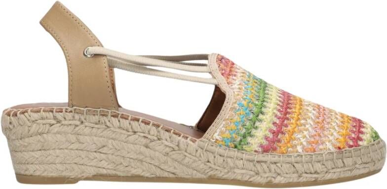 Viguera Kleurrijke Raffia Espadrilles Sandalen - Foto 2