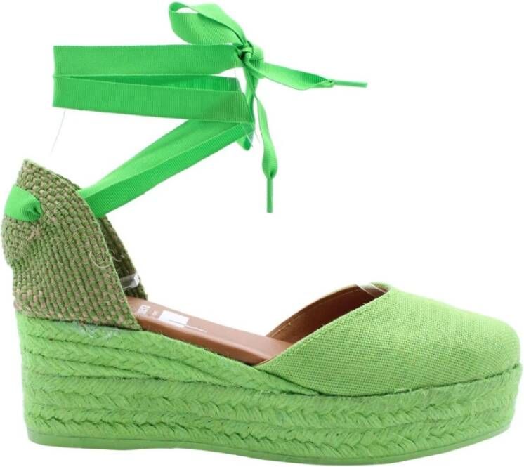 Viguera Peep Toe Peep Heel Green Dames