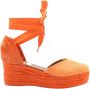 Viguera Peep Toe Peep Heel Orange Dames - Thumbnail 2