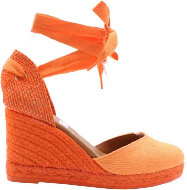 Viguera Peep Toe Peep Heel Orange Dames