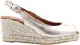 VIGUERA Espadrilles Dames Damesschoenen Leer Sleehak Hoogte 2013 met Goud - Thumbnail 2