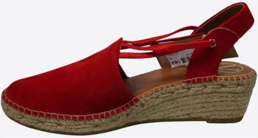VIGUERA Espadrilles Artikel 1825 MALBORO Rood Suede