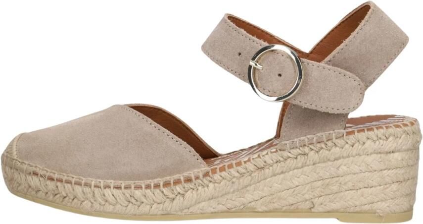 VIGUERA Sandalen met Hak Dames 2381 Suède Beige