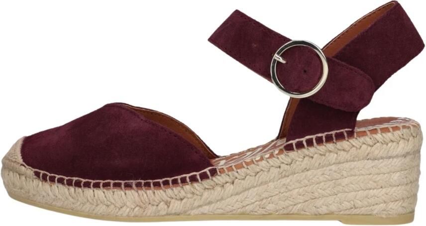 VIGUERA Sandalen met Hak Dames 2381 Suède Rood