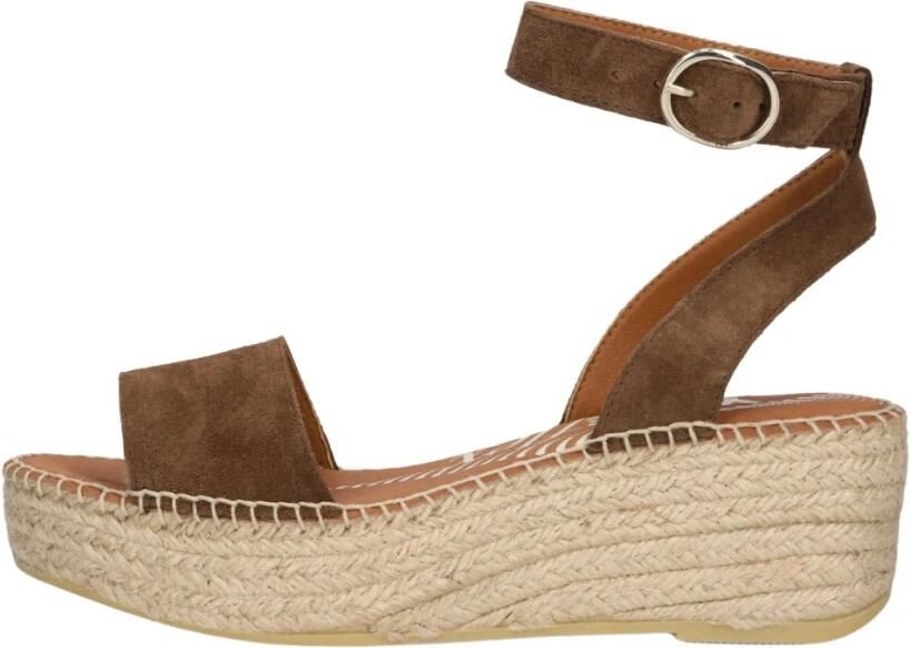 VIGUERA Sandalen met Hak Dames 2396 Suède Bruin