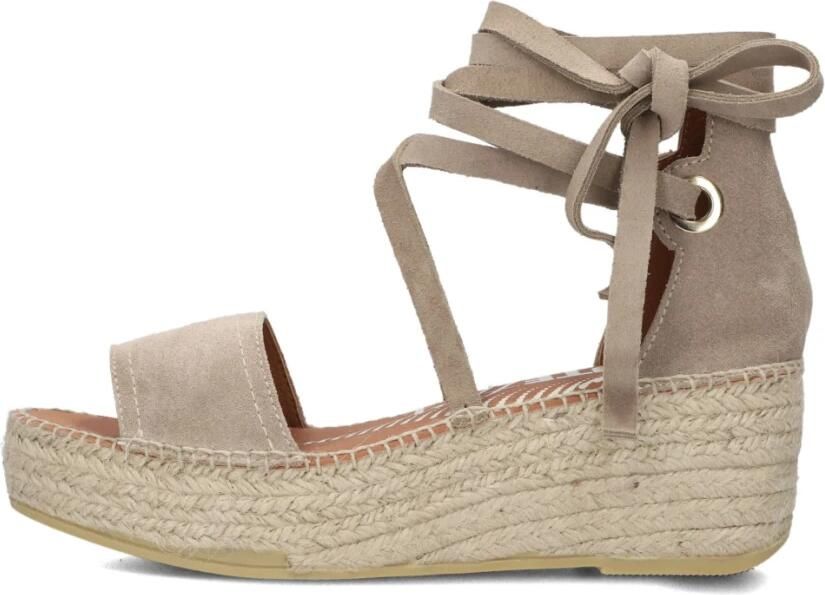 VIGUERA Sandalen met Hak Dames 2397 Suède Taupe