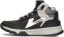 Vingino Vito Mid Sneakers Jongens Zwart - Thumbnail 2