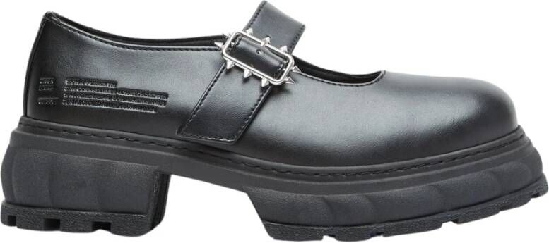 Virón Mary Jane Spike Buckle Schoenen Black Dames