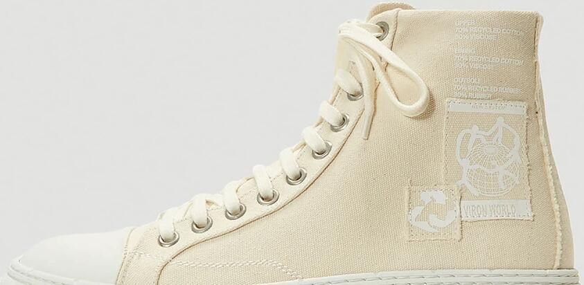 Virón 1982 sneakers in beige gerecycled canvas Beige - Foto 7