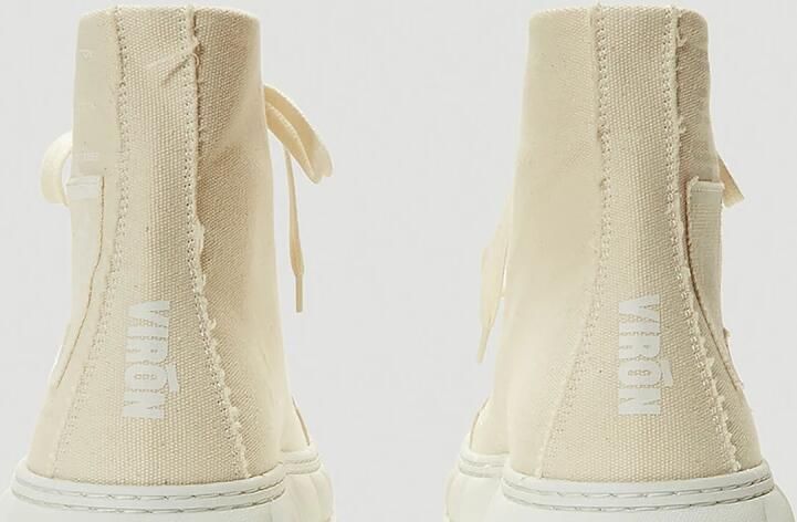 Virón 1982 sneakers in beige gerecycled canvas Beige - Foto 8