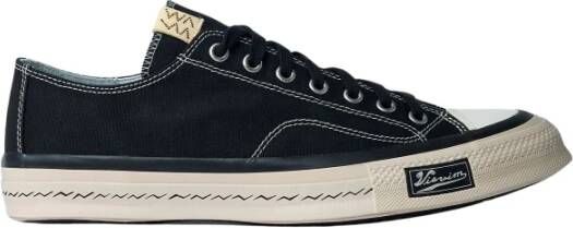 Visvim Versleten katoenen sneakers met rubberen neus