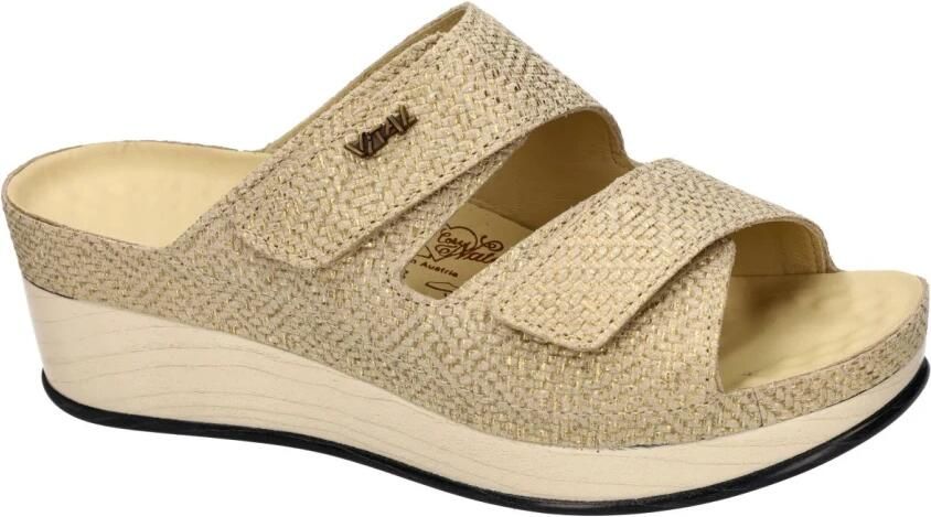 Vital -Dames goud slippers & muiltjes