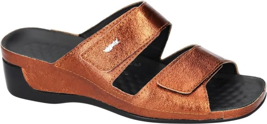 Vital -Dames koper slippers & muiltjes