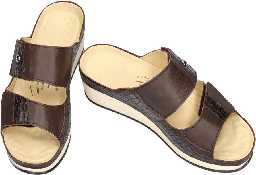 Vital -Dames bruin donker slippers & muiltjes - Foto 8