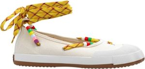 Vivienne Westwood Animal canvas ballet flats Beige Dames
