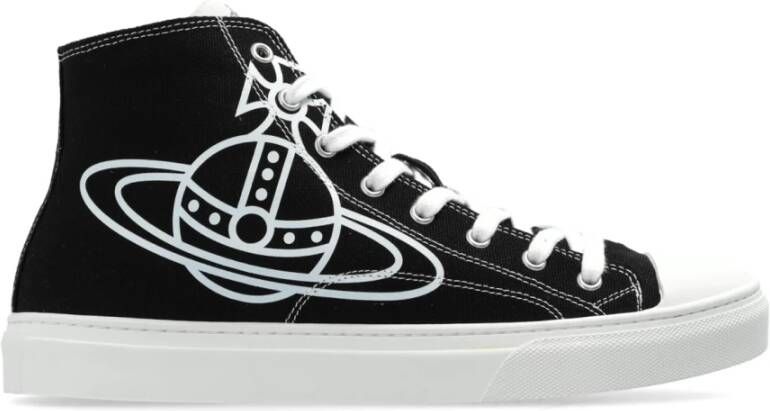 Vivienne Westwood Enkellaagse Plimsoll sneakers Black Heren