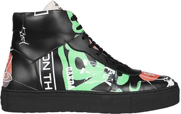 Vivienne Westwood Hoge leren sneakers ronde neus