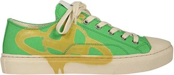 Vivienne Westwood Katoenen Canvas Sneakers Ronde Neus Rubber