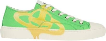 Vivienne Westwood Lage Top Plimsoll 2.0 Green Heren