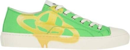 Vivienne Westwood Lage Top Plimsoll 2.0 Green Heren