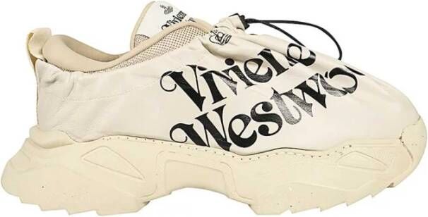 Vivienne Westwood Lamsleren Sneakers Ronde Neus Rubber