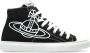 Vivienne Westwood Logo Detail Canvas High-Top Sneakers - Thumbnail 1