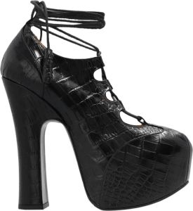 Vivienne Westwood Elevated Ghillie Platform Heels Zwart Dames