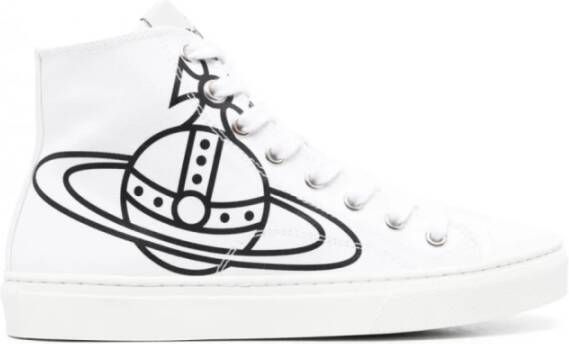 Vivienne Westwood Hoge sneakers met hoge top Plimsoll High Top White Dames