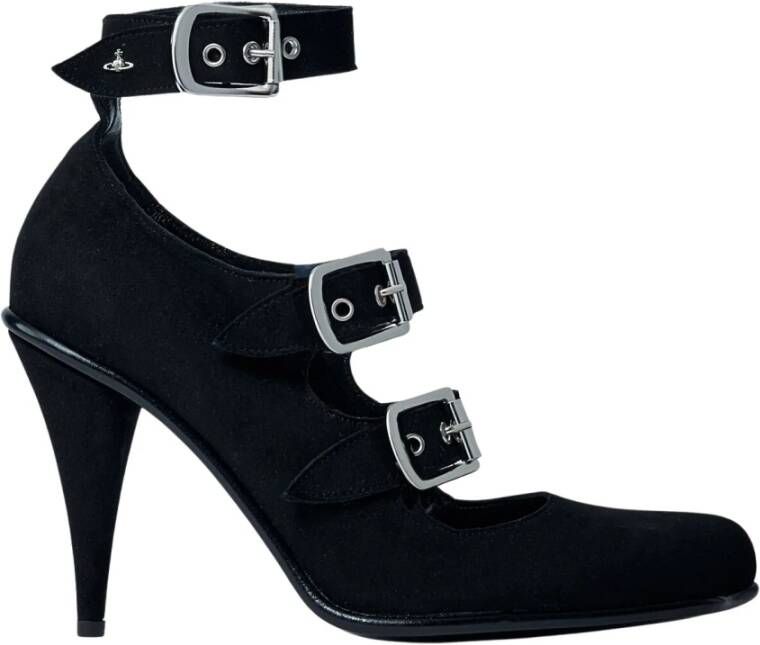Vivienne Westwood Stiletto leren hakken met bandjes