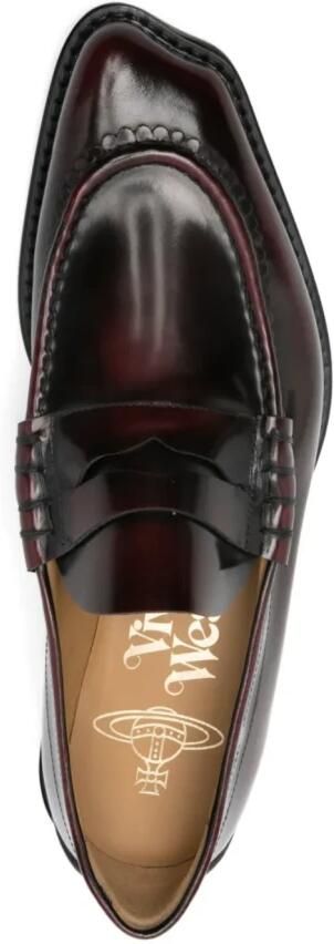 Vivienne Westwood Oxblood Coin Loafer Schoen