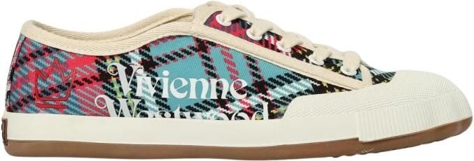 Vivienne Westwood Plaid Tartan Sneakers - Foto 2