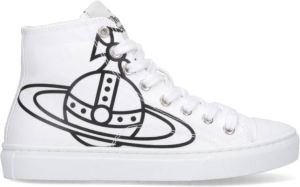 Vivienne Westwood Plimsoll High Top hoge sneakers Wit Dames