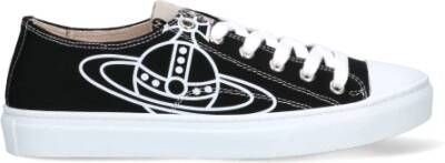 Vivienne Westwood Witte en zwarte plimsoll lage sneakers White Dames