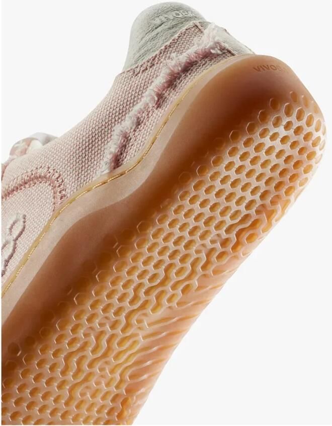 Vivobarefoot Gobi Canvas Barefoot Schoenen Beige Roze Vrouw - Foto 2