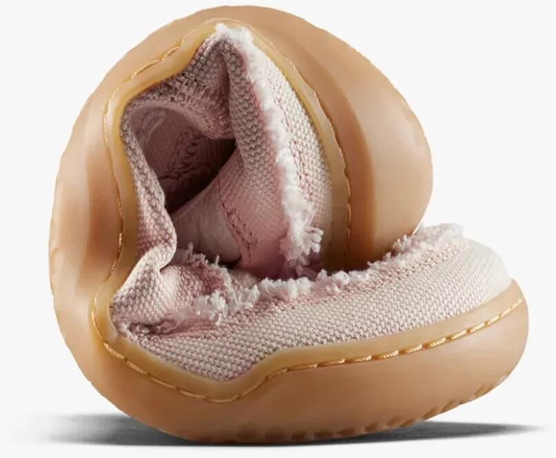 Vivobarefoot Gobi Canvas Barefoot Schoenen Beige Roze Vrouw - Foto 8